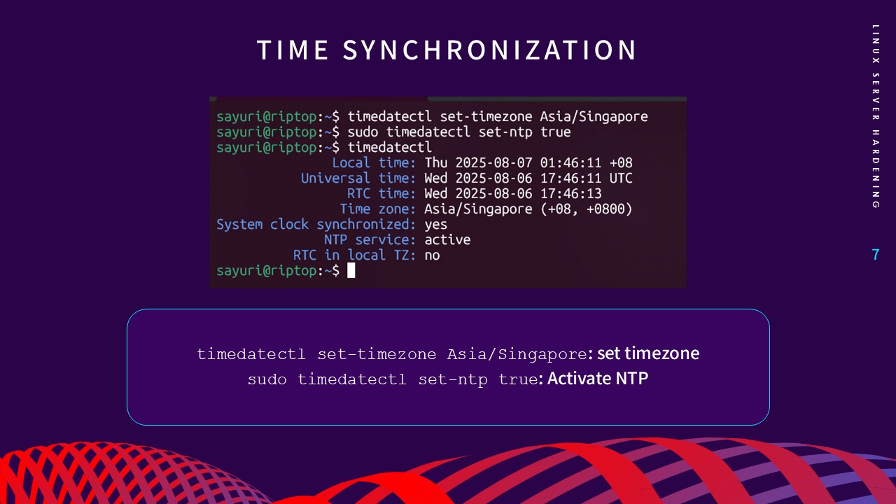 Time Synchronization slide